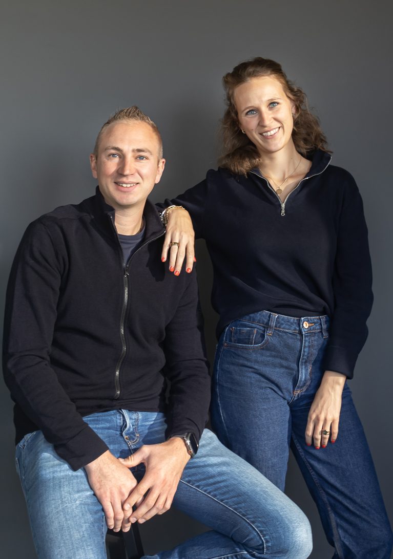 Adrian und Alessa, Geschäftsführer und Gründerin von MOOG MARKEN