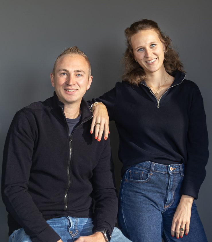 Adrian und Alessa, Geschäftsführer und Gründerin von MOOG MARKEN